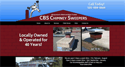 Desktop Screenshot of cbschimneysweepers.com